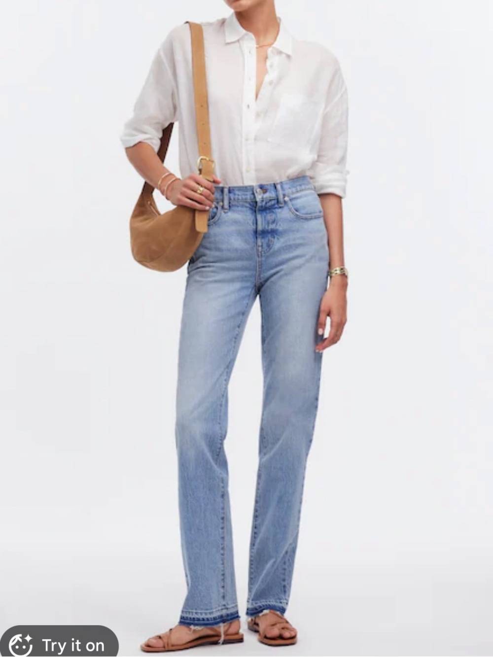 Madewell mid-rise ‘90’s straight leg jeans 27